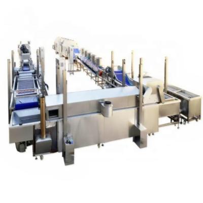China food & Beverage Plant 1000kg/hr Customized IQF Fully Automatic Frozen Okra Processing Machine Turkey Line Industrial Use Factory Price For Sale à venda