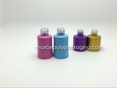 China thick and strong powder coating gel polish bottle uv coating color availbale nail polish packaging environment friendly for sale