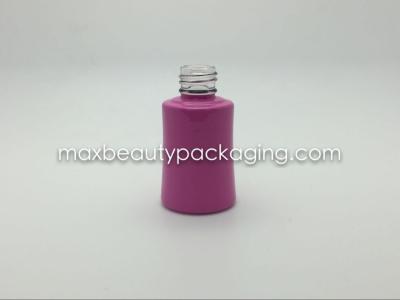 China powder coating gel polish bottle double coating different color gel polish bottle nail polish packaging cap and brush for sale