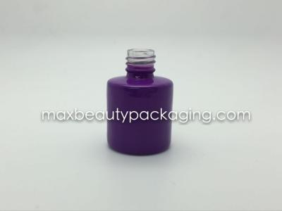 China thick and strong powder coating gel polish bottle double coating different color gel polish bottle great light blocking for sale
