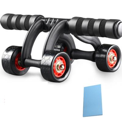 Chine Rouleau de 4 ABS de roue pour des femmes et des hommes avec le kit de formation de muscle abdominal de protection de genou à vendre
