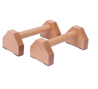 China Wood Push Up Bars Wooden Pushup Stands Stretch Stand Push Up Stands Handstand Bars Push up bracket for sale