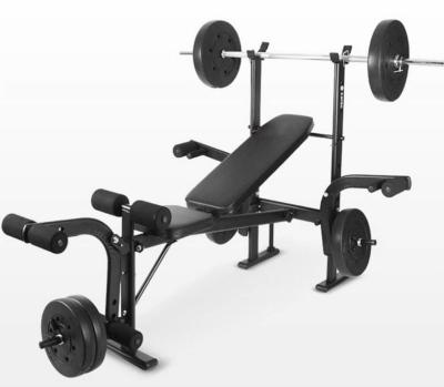 China Weight Lifting Bench With Rack Workout Bench With Barbell Rack Adjustable Weight Bench For Home Gym Weightlifting for sale