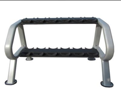 China 2 tier dumbbell rack with saddles, 2 tier dumbbell weight rack, 2 tier dumbbell rack dimensions for sale