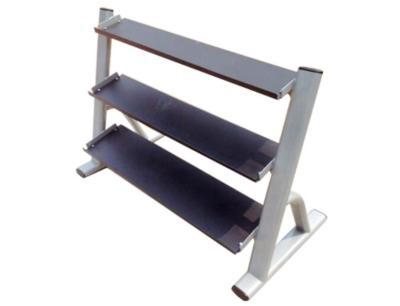 China 3 tier dumbbell weight rack, 3 tier dumbbell storage rack, 3 tier dumbbell kettlebell rack for sale