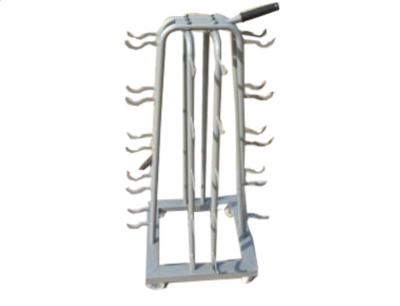 China heavy duty dumbbell storage rack, vertical dumbbell racks, movable dumbbell rack for sale