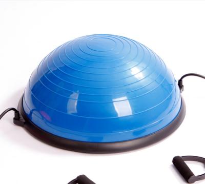 China Balance half Ball, Yoga Exercise Ball with Resistance Bands and Foot Pump for Yoga Fitness Home Gym Workout for sale