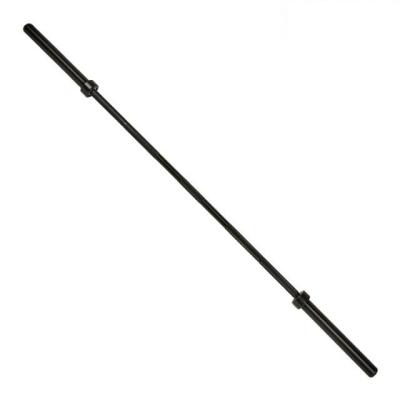 China black zinc barbell for men powerlifting and weightlifting training, standard barbell bar black zinc for sale