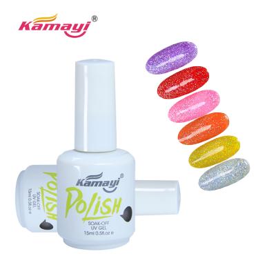 China 3 Step gel nail polish OEM ODM Colored 15ml Neon Gel Nail Polish for sale