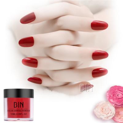 China 10ml 30g 10 Colors high pigment Nail Dipping Powder for sale