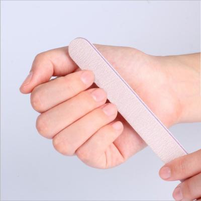 China Grey Color Customized Label 100/180 Disposable Nail File for sale