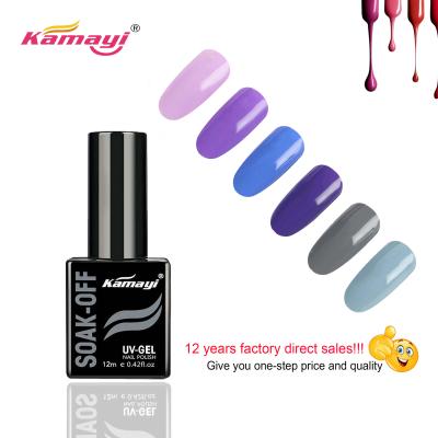 China Kama Best Price 12ML Private Label 72 Candy Pure Colors UV Soak Off Gel Nail Polish Bottle Gel Nail Kit Uv Lamp for sale