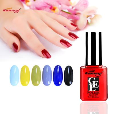 China Super Brightness 2 In 1 Set 74 Colors 8ml One Step Nail Gel for sale