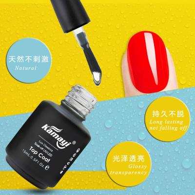 China Private Label 15ml High quality No Wipe Top Coat For Beaty Nail Salon for sale for sale