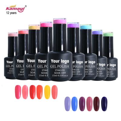 China organic private label color soak off uv gel nail polish for sale