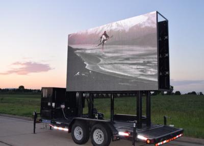 China Outdoor Lifting Mobile Led Display Truck , Mobile Video Display 6mm Pixel Pitch for sale