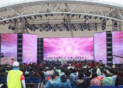 China Outdoor Stage Rental LED Display Ingress Protection 65 Viewing Angle140° Refresh Rate>2000Hz for sale