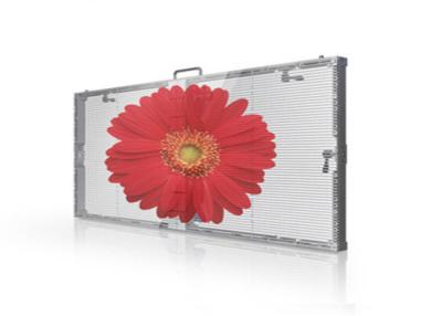 China Small Pitch  P3.75 See Through Led Screens , Indoor Glass Wall Led Display 3mm for sale