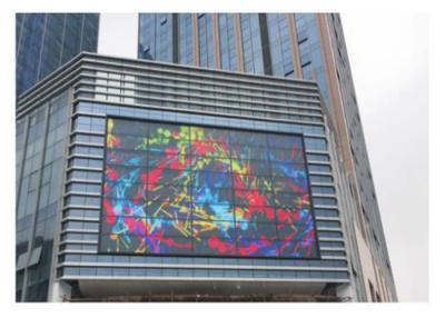 China Customerized light weight P5 Transparent Led screens with 70% Transparency for sale