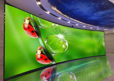 China High Definition Commercial Led Screens , SMD2121 Curved Led Screen For Advertising for sale