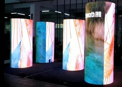 China Seamless P2.5 Flexible LED Display Screen with Module Size 240x120mm for sale