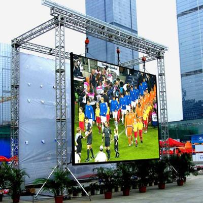 China Pantalla LED de alquiler al aire libre ultra ligera, pantalla llevada grande a todo color en venta