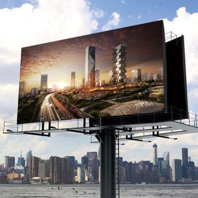 China P4.81 P6.67 P8 P10 Full Color Outdoor Fixed LED Display For Railway Station Shopping Mall for sale