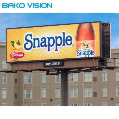 China SMD3535 Led Billboard Screen , P10 IP65 Led Curtain Screen For Fixed Installation for sale