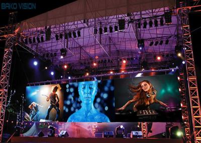 China HD P2.6mm Stage Rental LED Display Video Wall Panels SMD2121 With 2 Years Warranty for sale