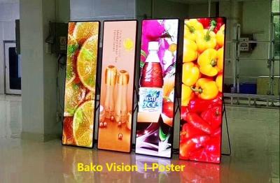 China Ultra Slim Back Access Led Poster Board P1.9 Form Changeable For Advertising for sale