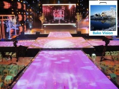 China P4.81 Outdoor Rental Led Backdrop Floor Display Screen High Definition High Brightness for Outdoor Wedding for sale