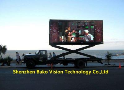 China IP65 Mobile Stable Led Advertising Billboard Display Tvs For Moving Car / Truck for sale