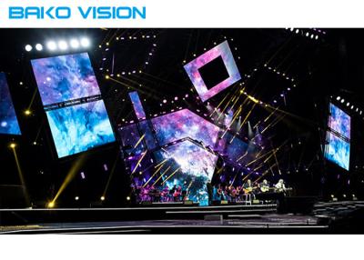 China Stage Rental LED Display Indoor P3.91 SMD 500mm x500mm Cabinet for shows for sale