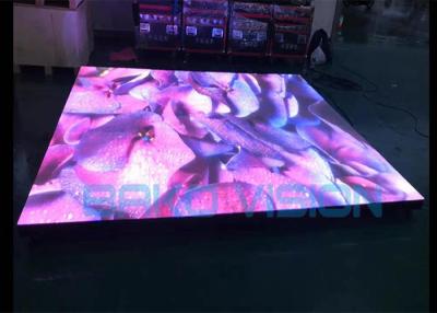 China Efecto interactivo opcional 3.91m m de Dance Floor de la pantalla LED de alquiler impermeable de la etapa en venta