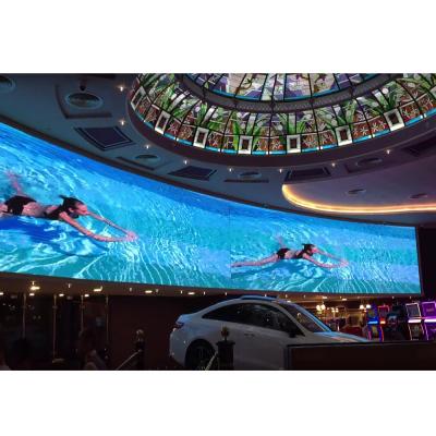 China Indoor Soft Flexible LED Display durable Soft Rubber Module Full Color Indoor for sale