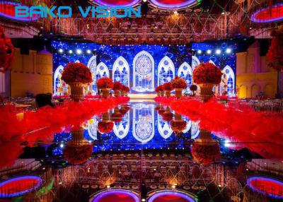 China Indoor Rental Led Display 4.81mm Pixels Full Color LED Screen For Wedding Video Wall for sale