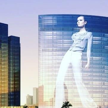 China Transparente AluminiumlED sortiert das Glaseinkaufszentrum aus, das Videodarstellung annonciert zu verkaufen