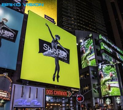 중국 야외 LED 디스플레이 P10 SMD는 네이션스타 레드스로 빌보드 큰 광고 서명을 주도했습니다 판매용