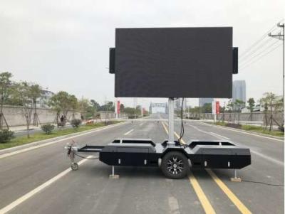 China 360W/m² 6000 Nits P4 SMD2727 Trailer Mobile Led Screen for sale
