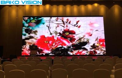 China El alto panel de pared fijo interior de la pantalla LED del brillo P5mm para Hall Bar en venta