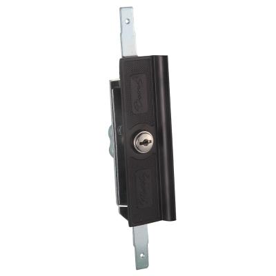 China Electrical Panel Board Garage Door Lock Black Powder Coated for sale