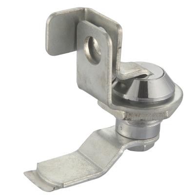 China Padlockable Quarter Turn Lock Chrome Coated Industrial Cam Cylinder Locks for sale