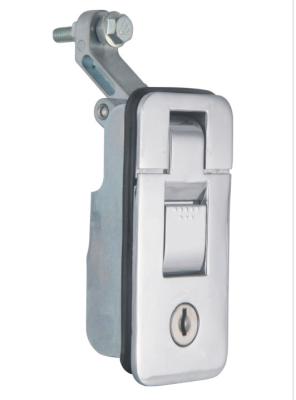China Cerradura de puerta de gabinete eléctrico estándar mate Cerradura de panel de gabinete cromado en venta