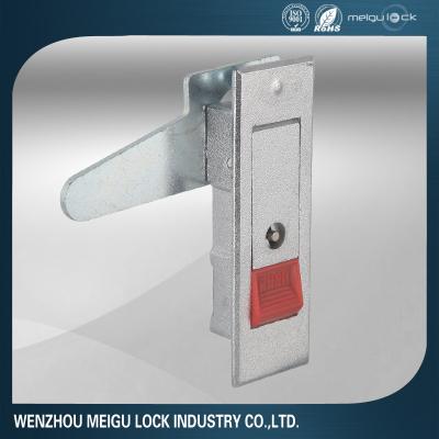 China Cerradura de puerta de gabinete eléctrico de plástico Cerradura de panel de botón blanco industrial en venta