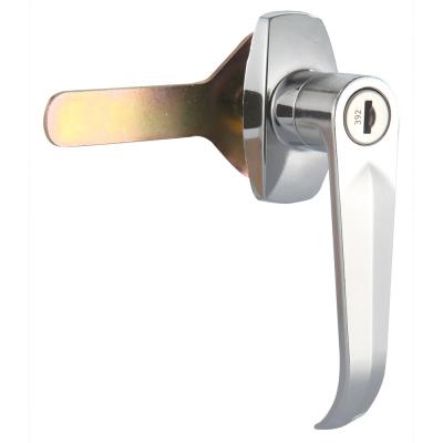 China Bright Chrome Plated Garage Door Handle Lock Die Casting ISO Certificcate for sale