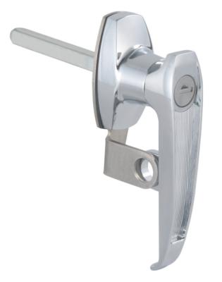 China Paddlockable Garage Door Handle Lock Silver Key Cylinder Lock for sale