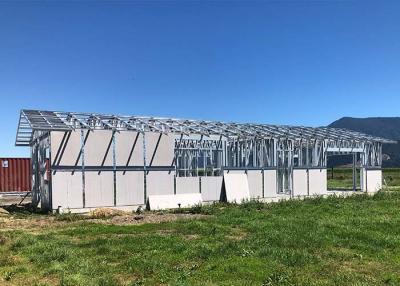 Chine Bureau en bois préfabriqué standard de pavillons de plage de maison de cadre en acier léger de la Nouvelle-Zélande à vendre
