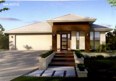 China Cheap Home Prefabricated Light Steel System House Single Storey Villa with Garage for sale