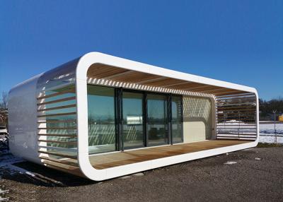 China Luxury Cabin With Light Steel Frame Design, Prefab Hotel Unit Small Modular Homes for sale