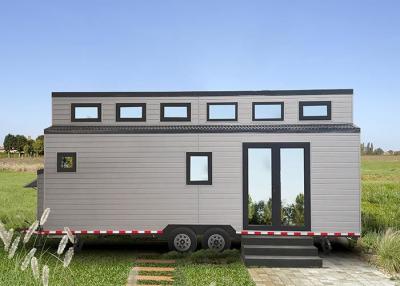 China Moderne prefab modulaire woning luxe caravan klein huis op wielen verzonden door 40 FR container Te koop